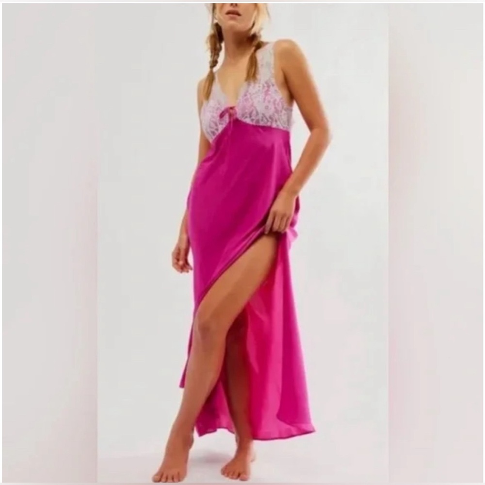 Free people countryside slip dress NWOT